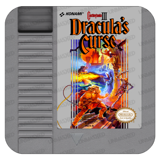 Castlevania III Dracula's Curse NES Drink Coaster