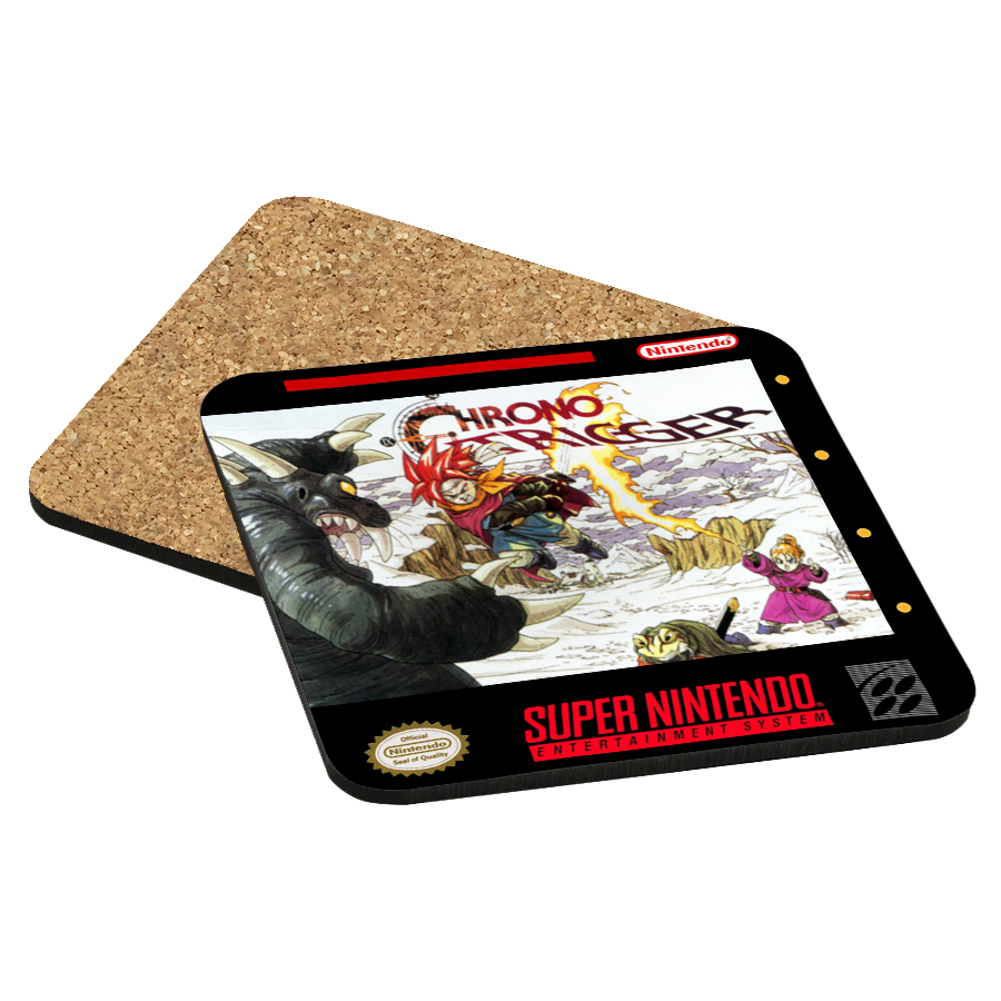 Chrono Trigger SNES Drink Coaster