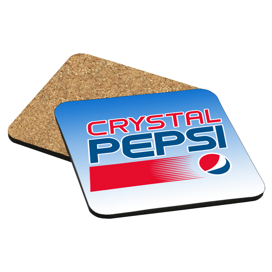 Crystal Pepsi Drink Coaster