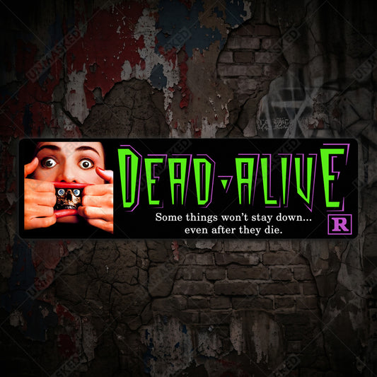 Dead Alive Aluminum Street Sign