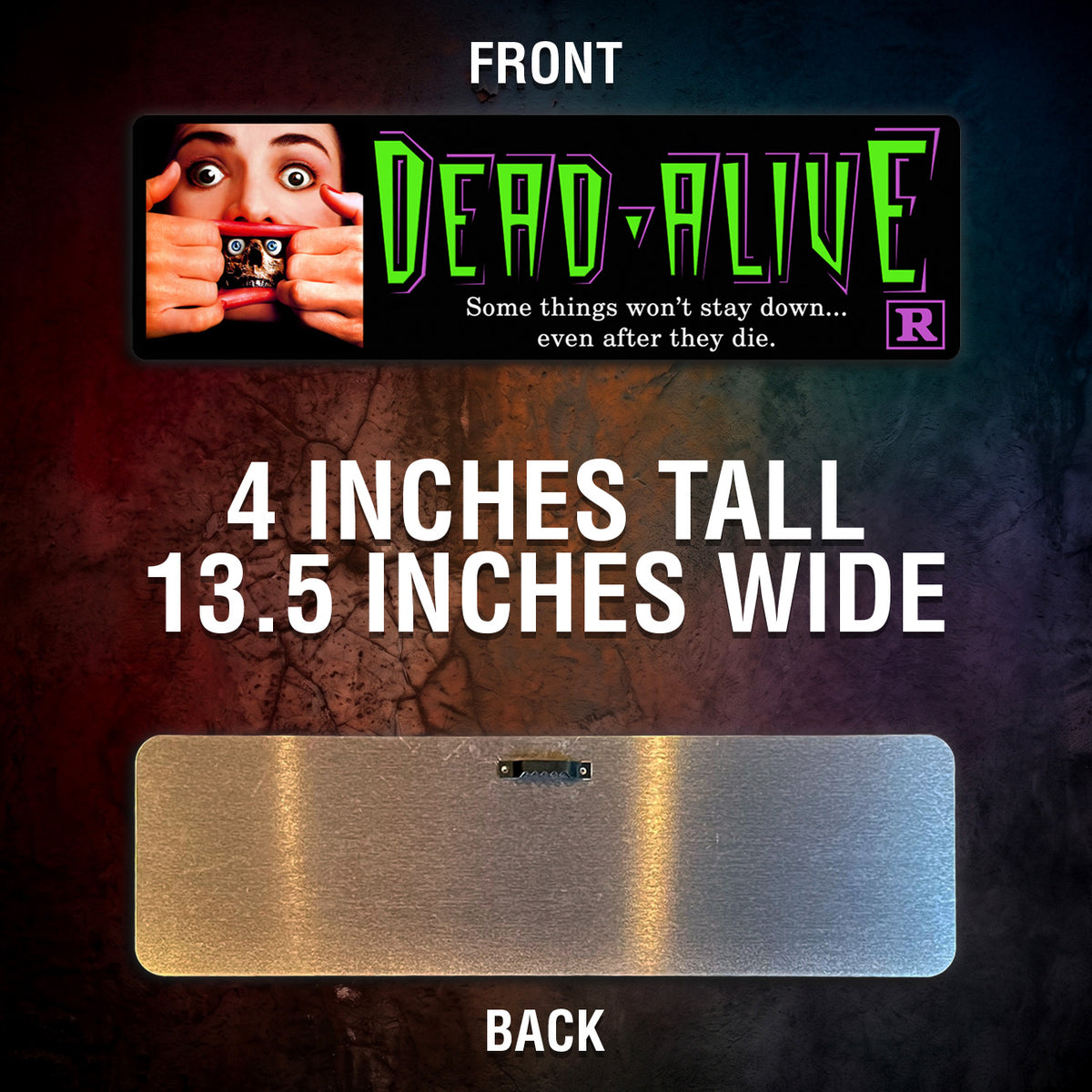 Dead Alive Aluminum Street Sign