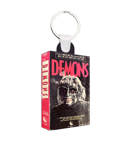Demons Mini VHS Keychain