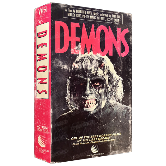 Demons Oversized VHS Plaque