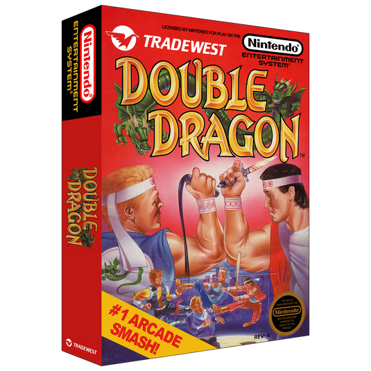 Double Dragon Oversized NES Plaque