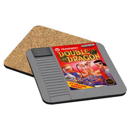 Double Dragon NES Drink Coaster