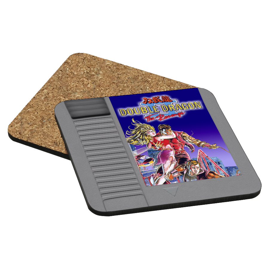 Double Dragon II The Revenge NES Drink Coaster