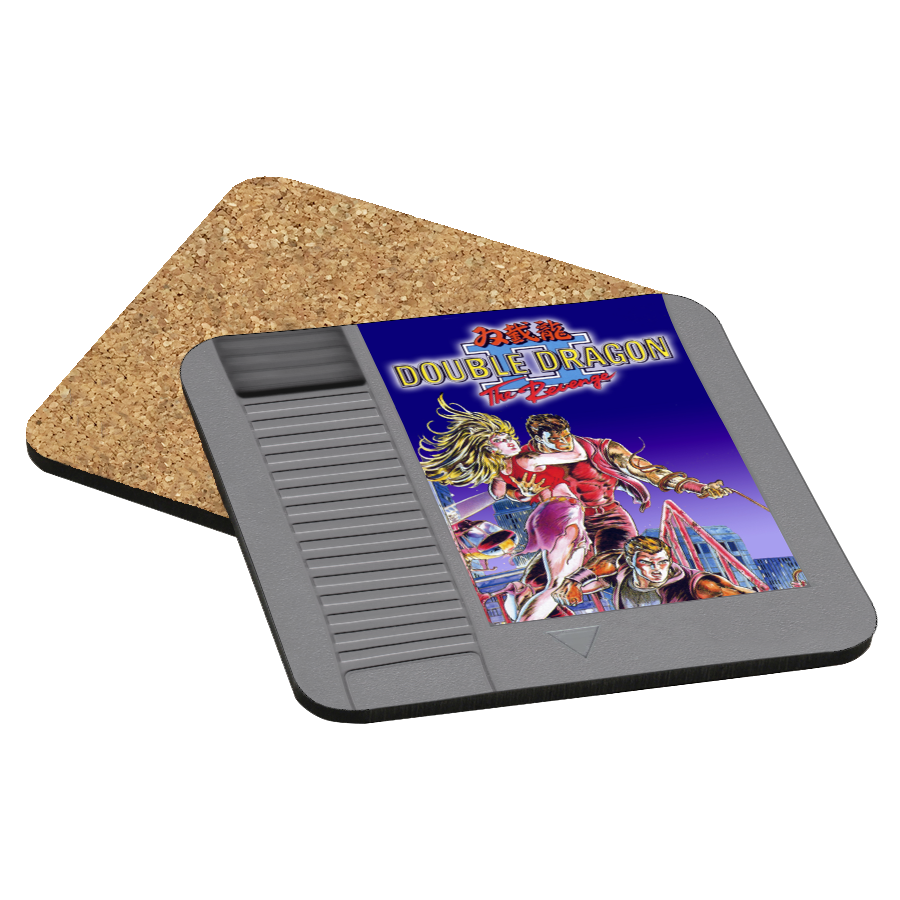 Double Dragon II The Revenge NES Drink Coaster