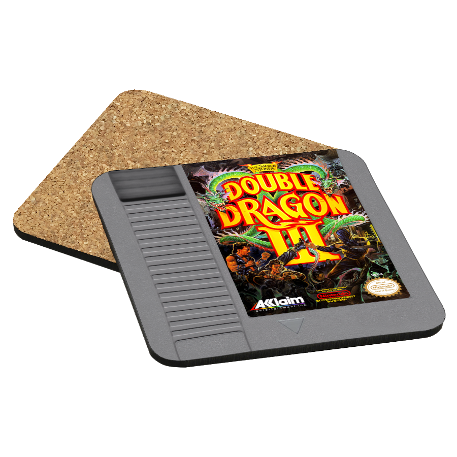 Double Dragon III: The Sacred Stones NES Drink Coaster