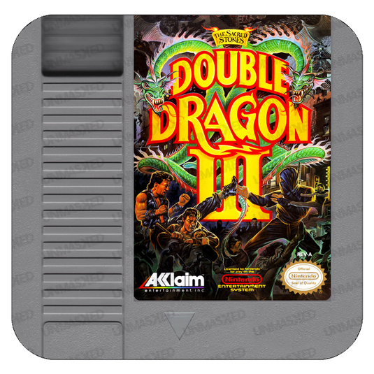 Double Dragon III: The Sacred Stones NES Drink Coaster