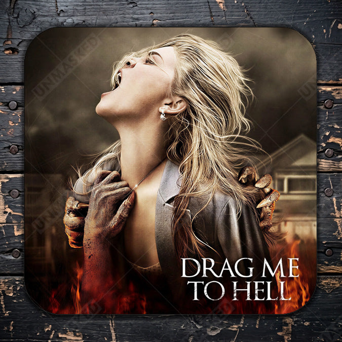 Drag Me To Hell Drink Coaster