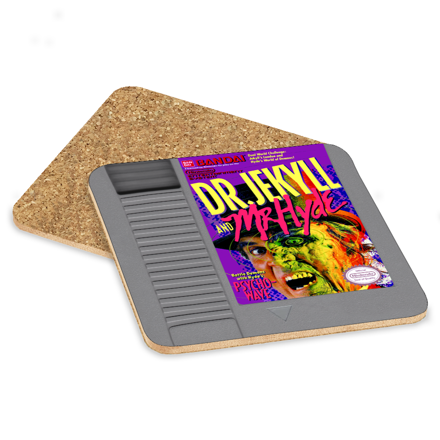 Dr. Jekyll and Mr. Hyde NES Drink Coaster