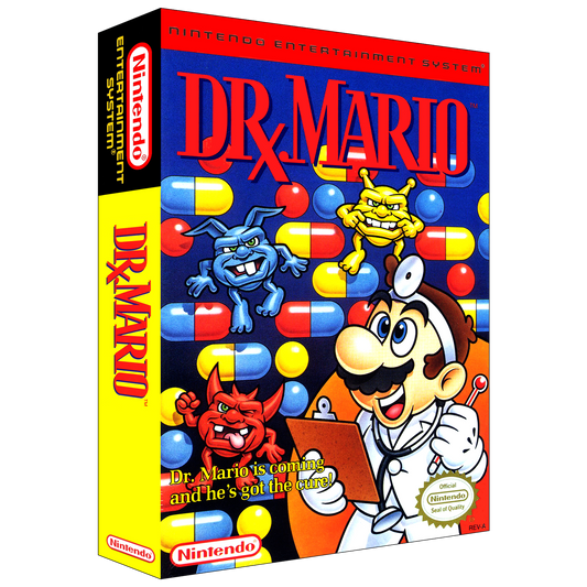 Dr. Mario Oversized NES Plaque