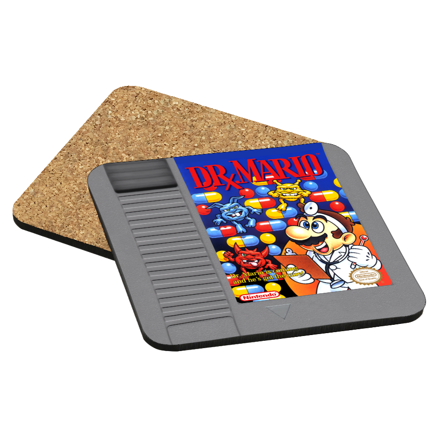 Dr. Mario NES Drink Coaster
