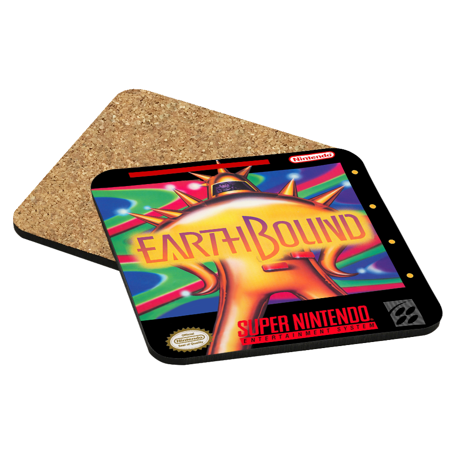 EarthBound SNES Drink Coaster