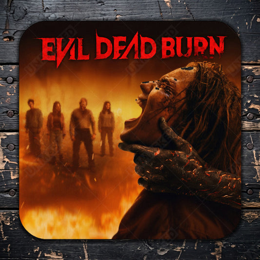 Evil Dead Burn Drink Coaster