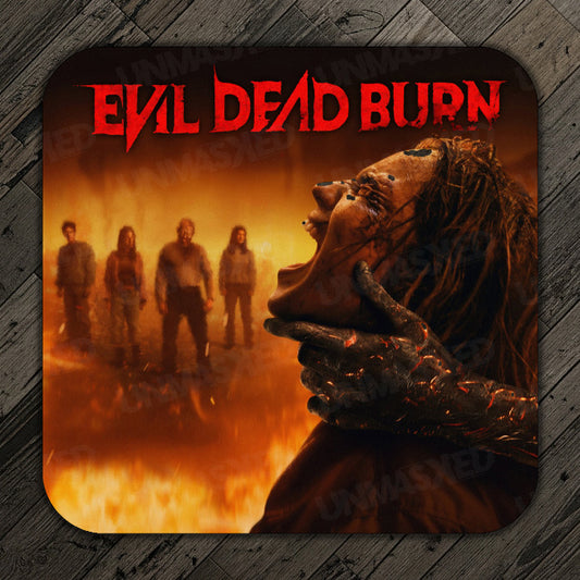 Evil Dead Burn Drink Coaster