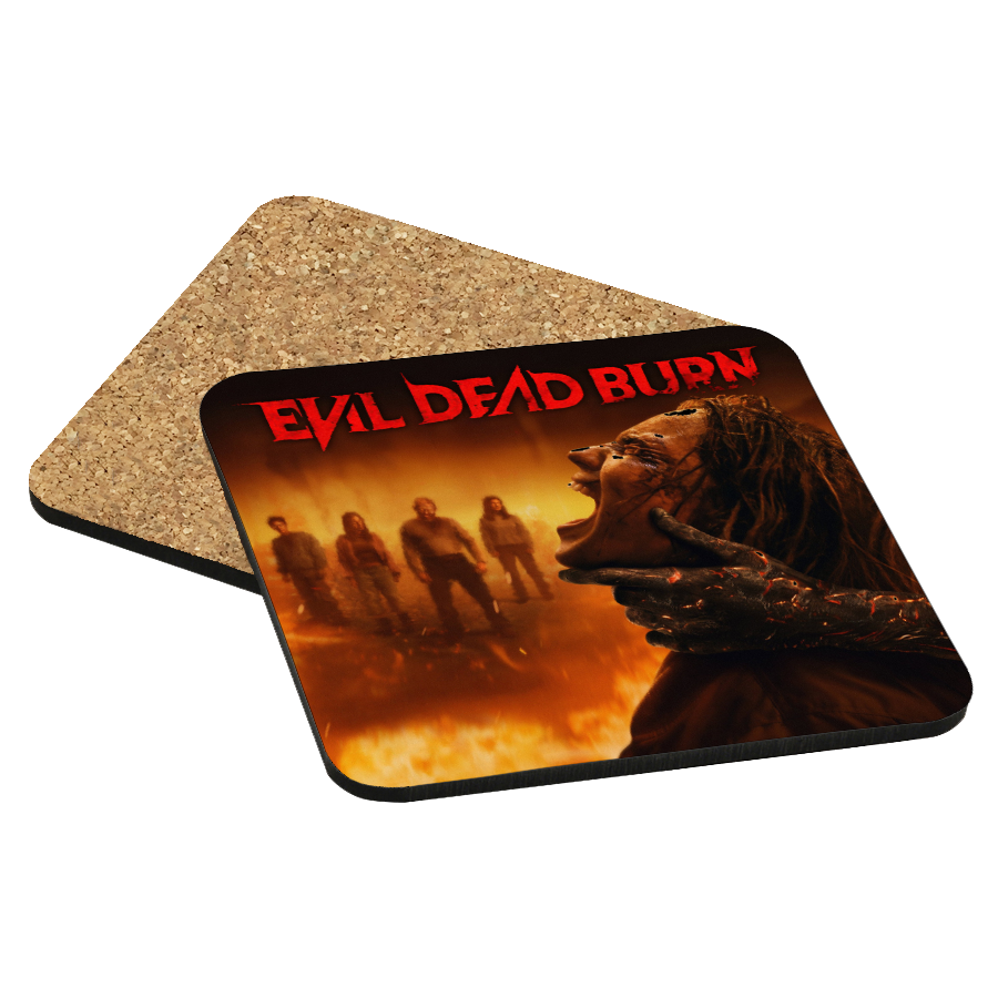 Evil Dead Burn Drink Coaster