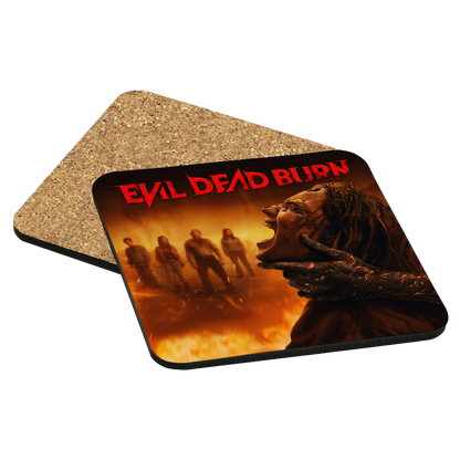 Evil Dead Burn Drink Coaster