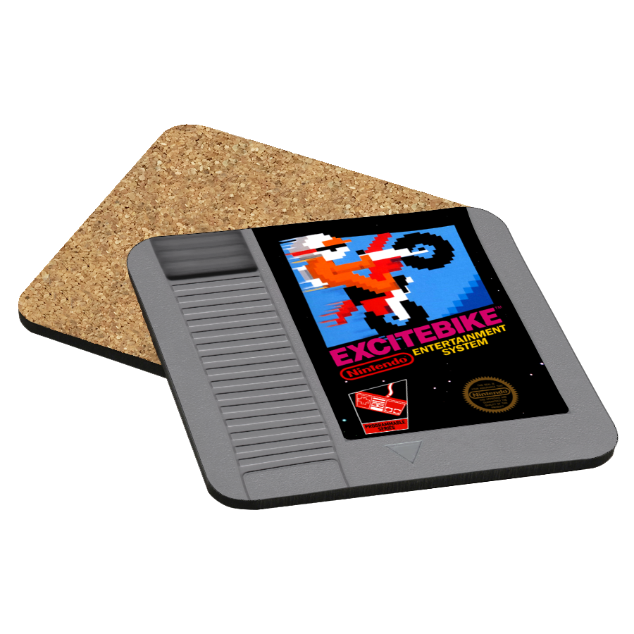 Excitebike NES Drink Coaster