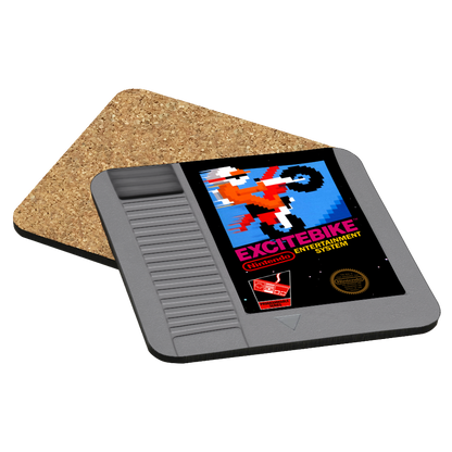 Excitebike NES Drink Coaster