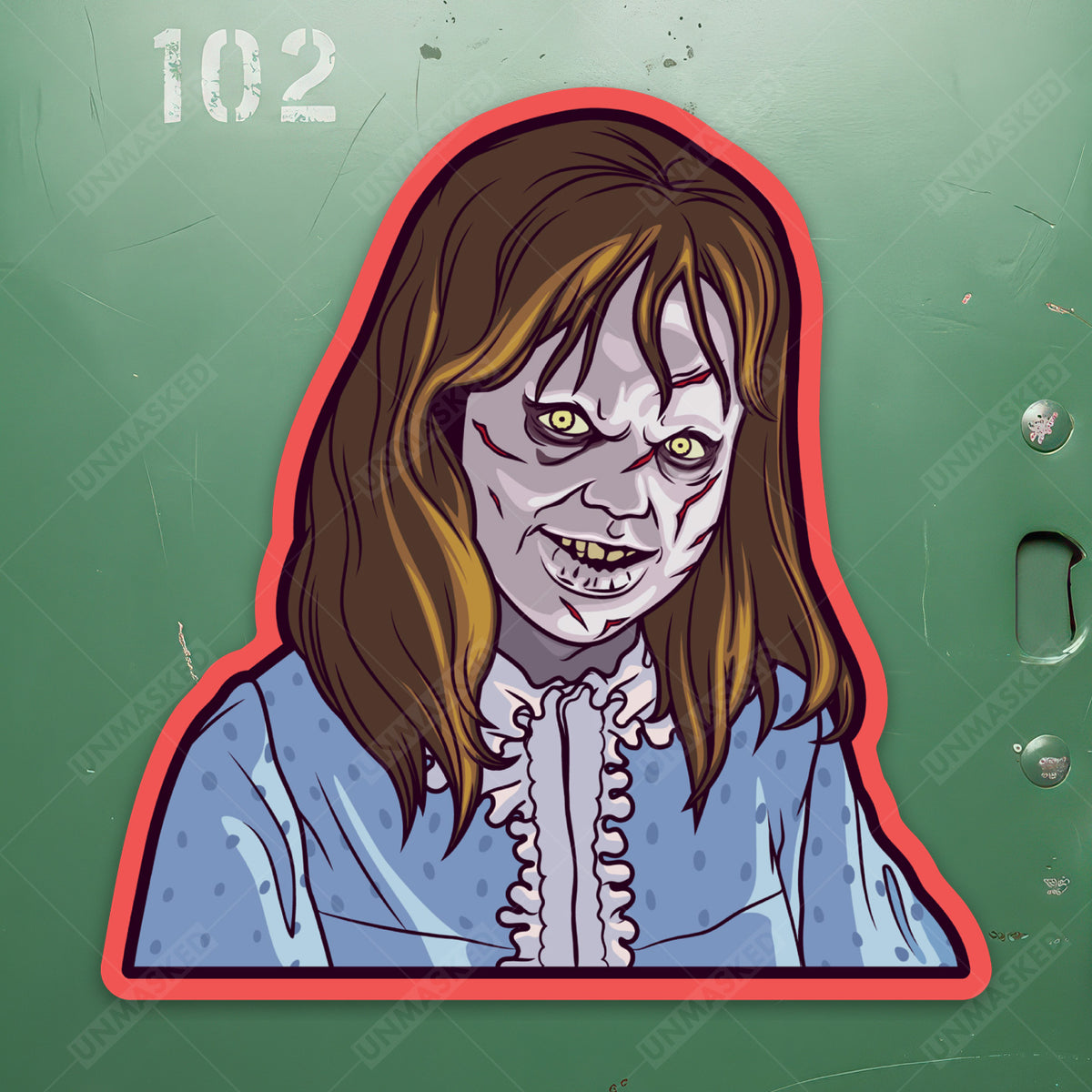 The Exorcist Regan Sticker
