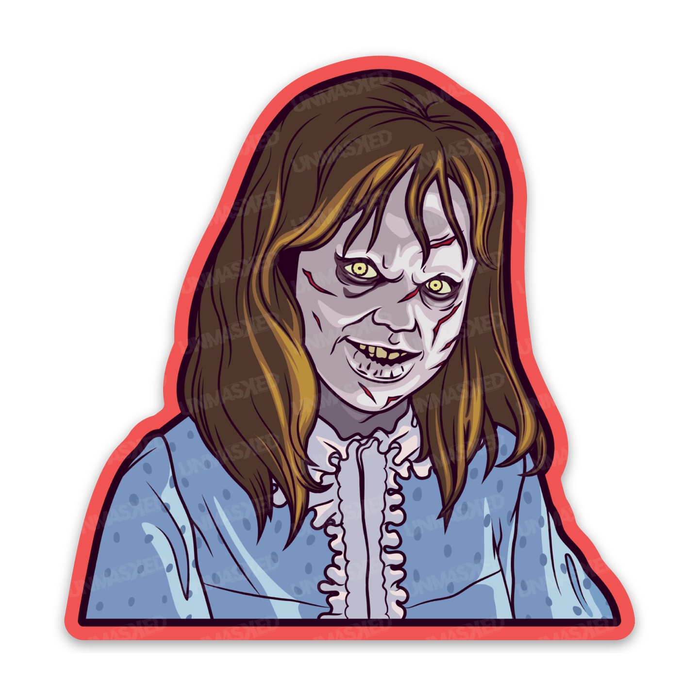 The Exorcist Regan Sticker