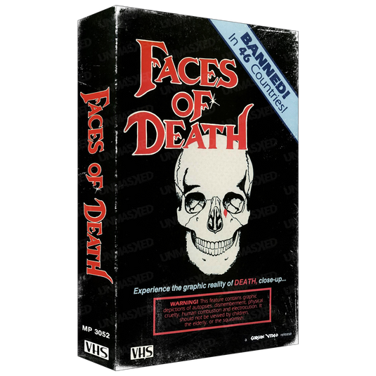 Faces of Death Oversized VHS Plaque