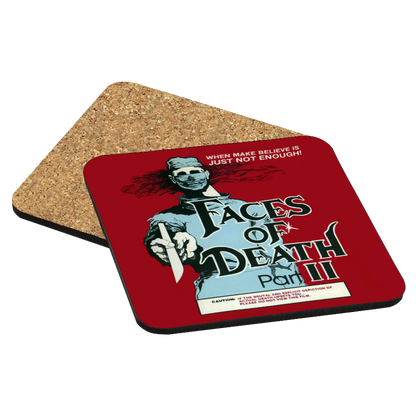 Faces of Death Part II Drink Coaster