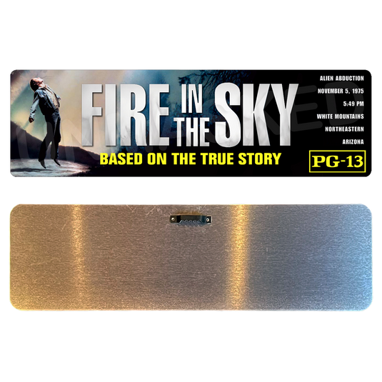 Fire in the Sky Aluminum Street Sign