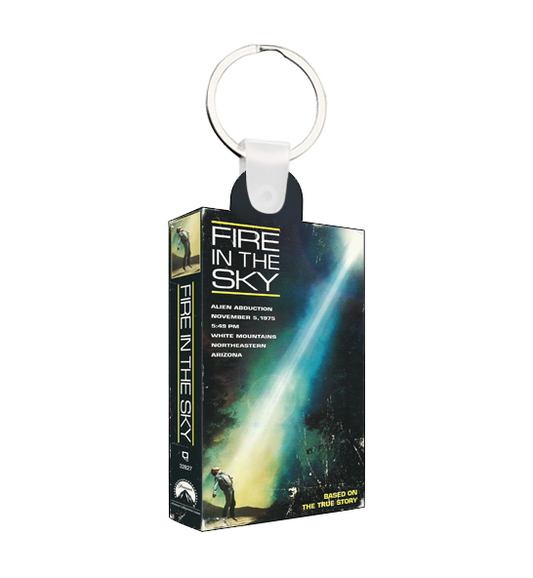 Fire in the Sky Mini VHS Keychain