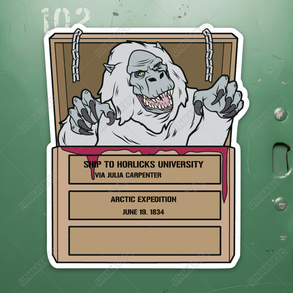 Fluffy the Crate Beast Sticker