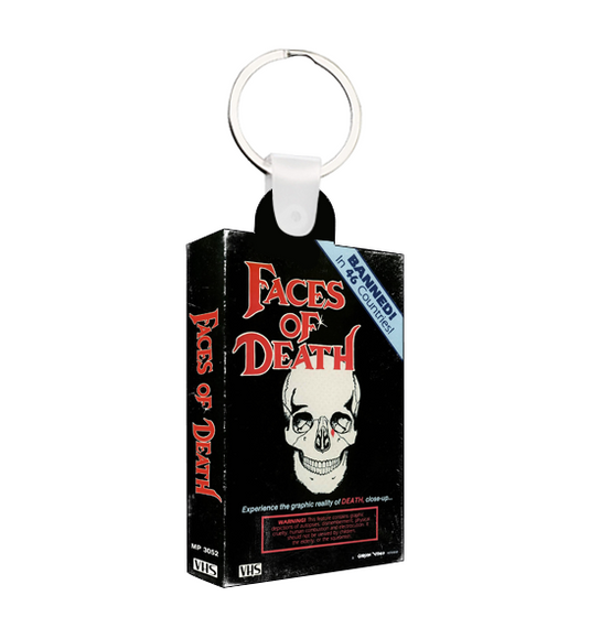 Faces of Death Mini VHS Keychain
