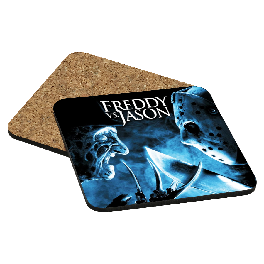 Freddy vs. Jason Drink Coaster – UNMASKED