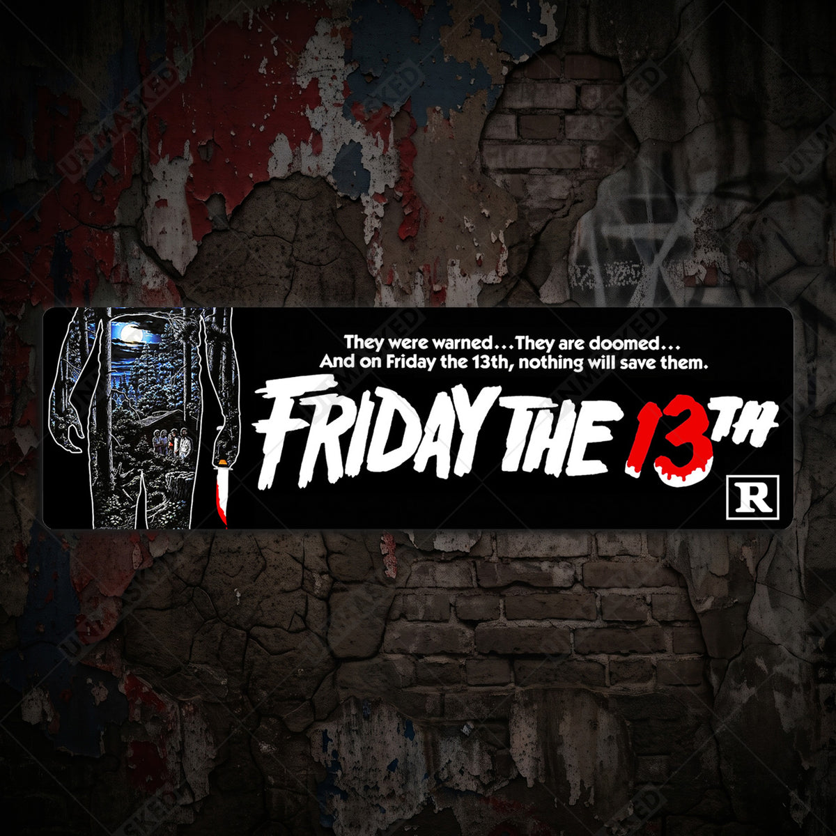 Friday the 13th Aluminum Street Sign