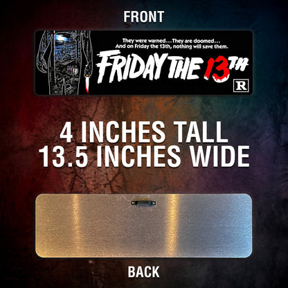 Friday the 13th Aluminum Street Sign