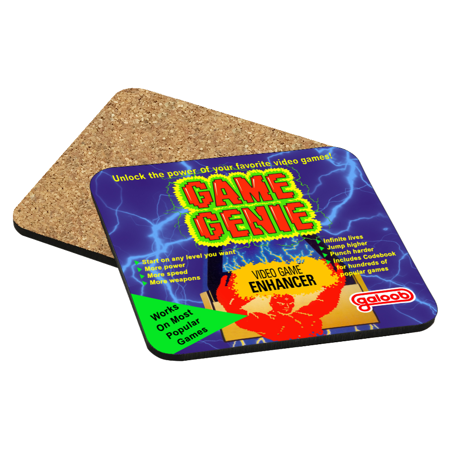 Game Genie Drink Coaster