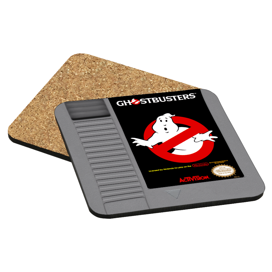 Ghostbusters NES Drink Coaster