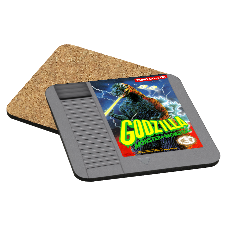Godzilla NES Drink Coaster