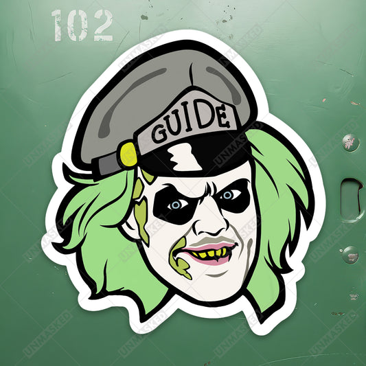 Beetlejuice Guide Sticker