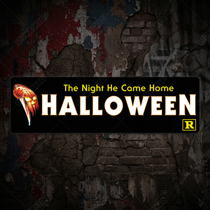 Halloween Aluminum Street Sign