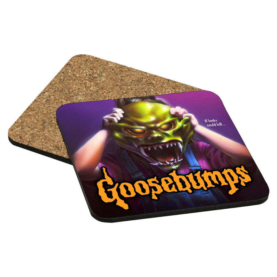 Goosebumps Haunted Mask Drink Coaster