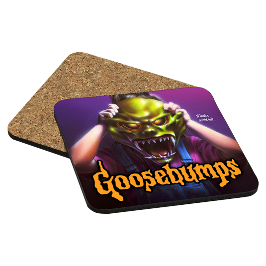 Goosebumps Haunted Mask Drink Coaster