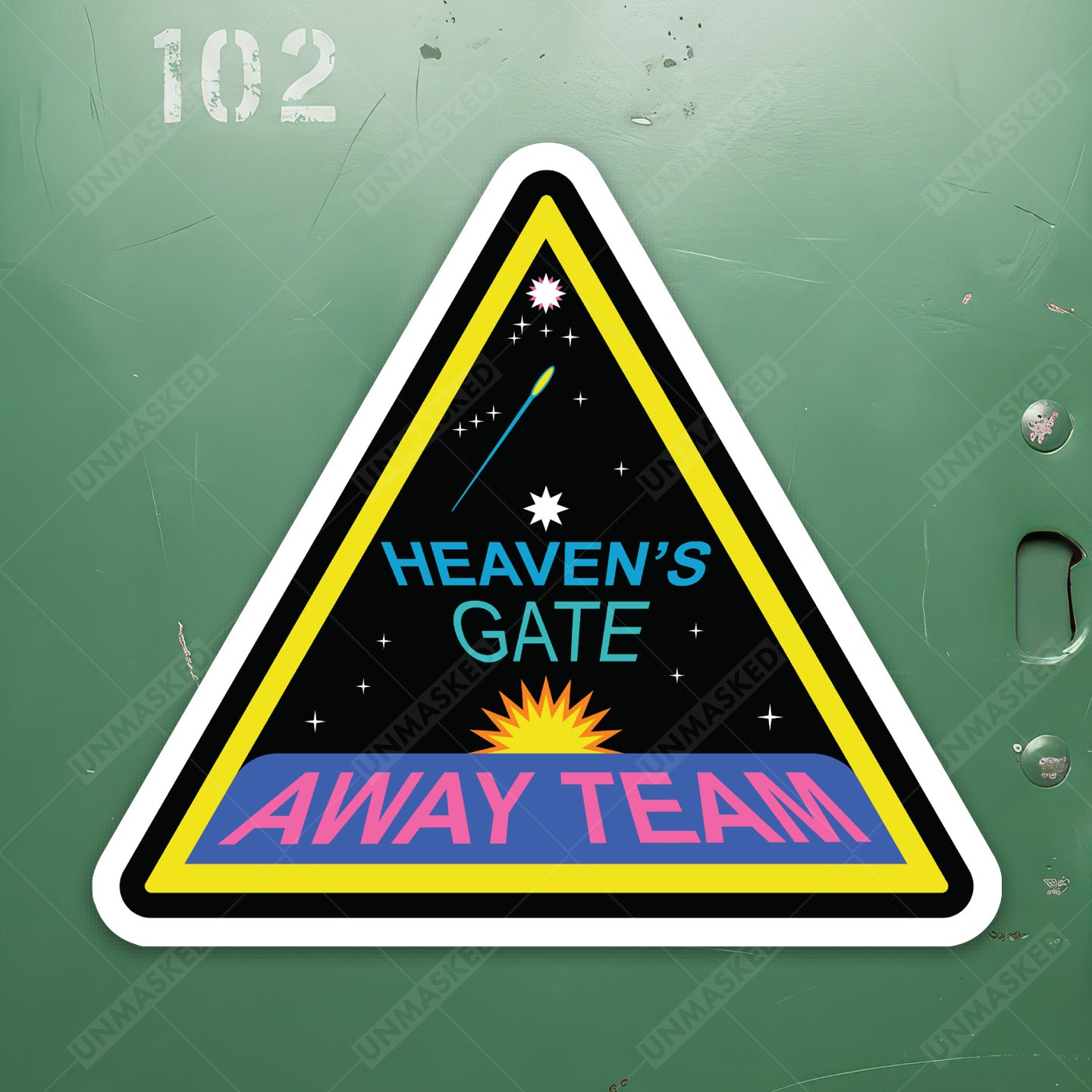 Heaven's Gate Away Team Sticker
