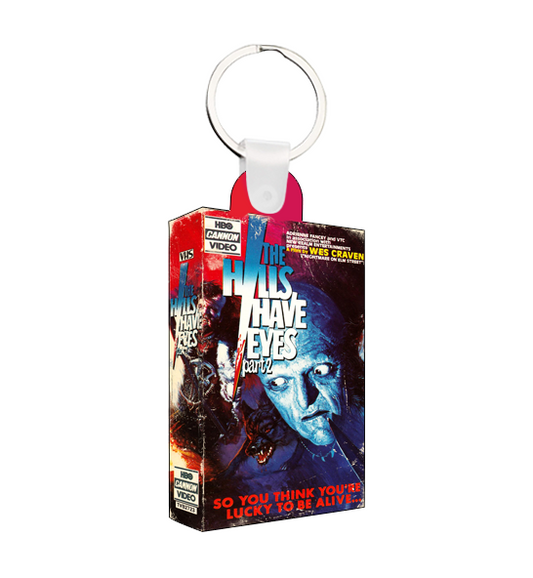 The Hills Have Eyes Part 2 Mini VHS Keychain