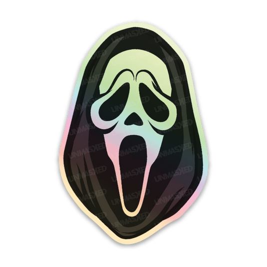 Holographic Ghostface Sticker