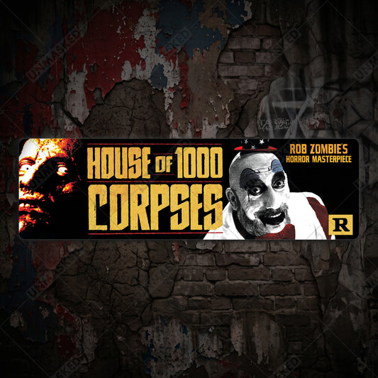 House of 1000 Corpses Aluminum Street Sign
