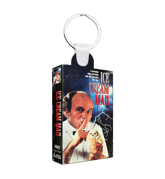 Ice Cream Man Mini VHS Keychain