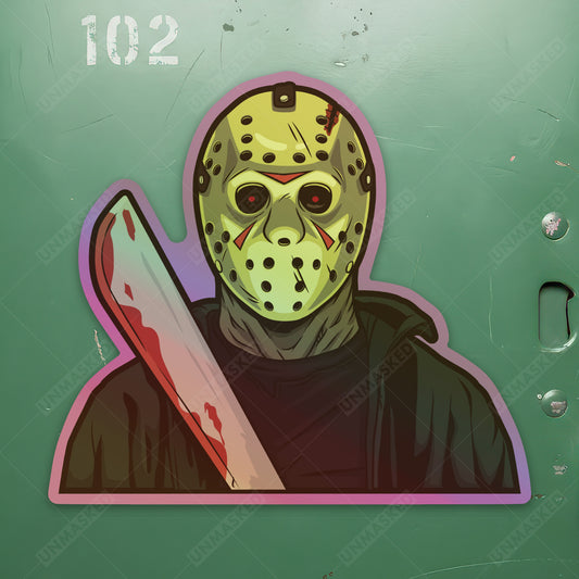 Holographic Jason Voorhees Sticker