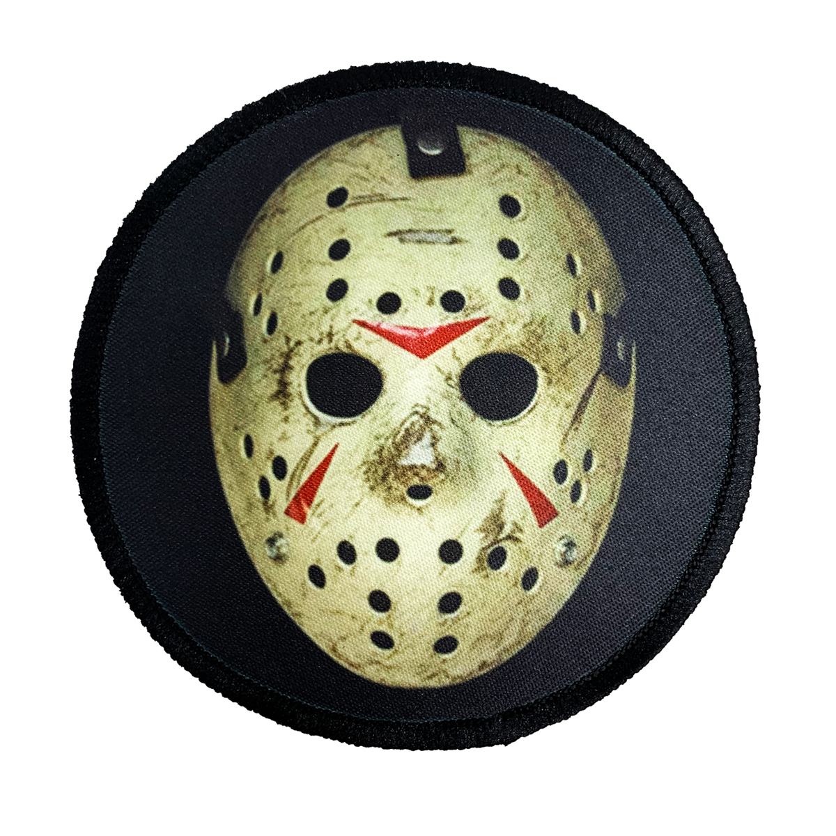 Friday the 13th Part 3 Jason Hockey Mask Iron-On Patch – UNMASKED