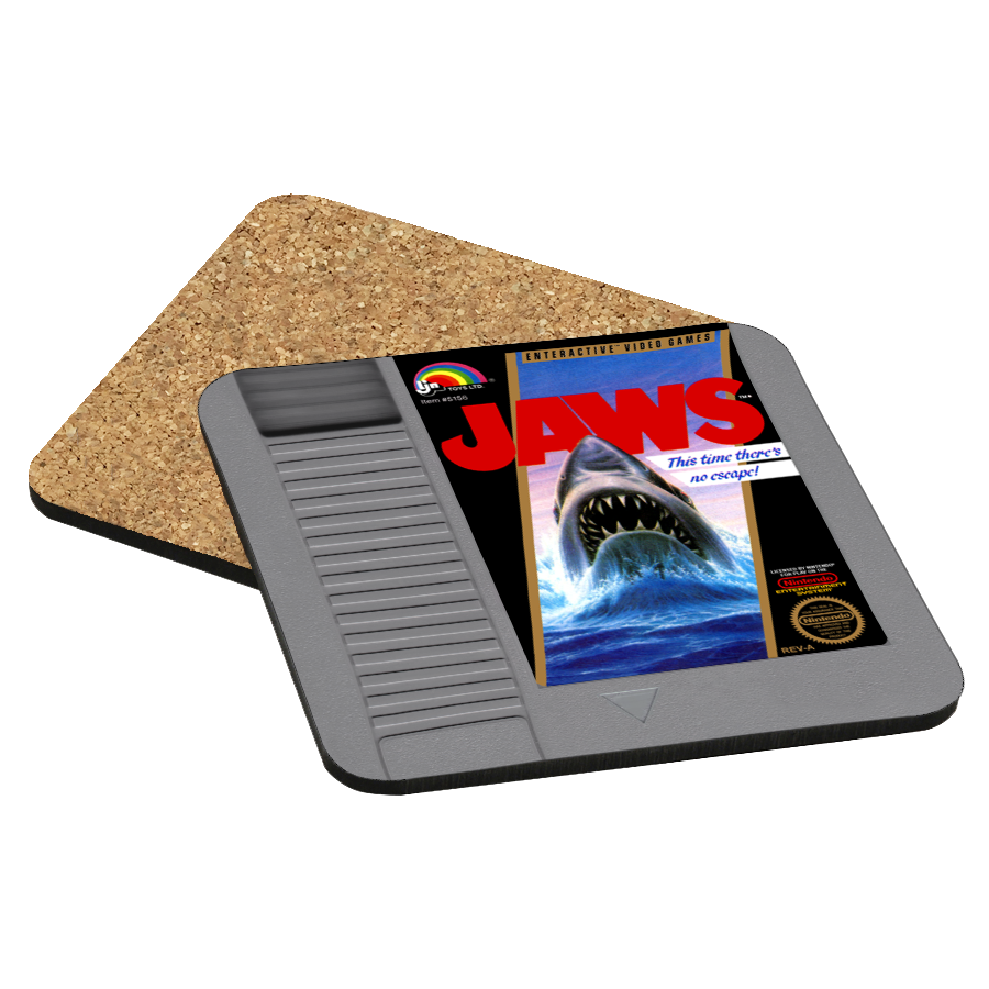 Jaws NES Drink Coaster